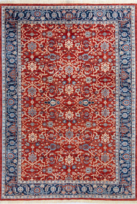 Chobi Red Hand Knotted 69 X 99 Area Rug 700-146132 Image 0