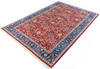 Chobi Red Hand Knotted 69 X 99 Area Rug 700-146132 Thumb 2