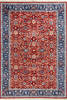 Chobi Red Hand Knotted 69 X 99 Area Rug 700-146132 Thumb 0