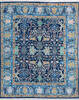 Oushak Blue Hand Knotted 80 X 98  Area Rug 700-146136 Thumb 0