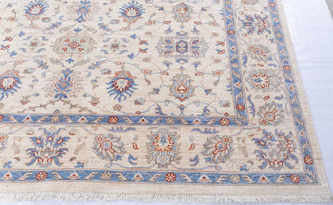 Chobi White Hand Knotted 85 X 1210 Area Rug 700-146138 Image 4