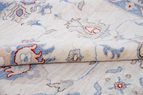 Chobi White Hand Knotted 91 X 116 Area Rug 700-146139 Image 5