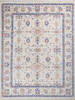 Chobi White Hand Knotted 91 X 116  Area Rug 700-146139 Thumb 0