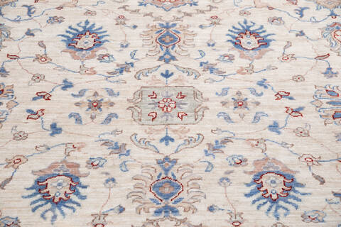 Chobi White Hand Knotted 711 X 99 Area Rug 700-146140 Image 2