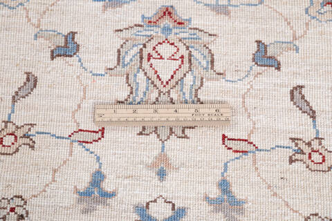 Chobi White Hand Knotted 711 X 99 Area Rug 700-146140 Image 5