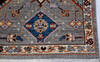 Chobi Grey Hand Knotted 410 X 68 Area Rug 700-146144 Thumb 4