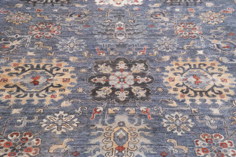 Chobi Blue Hand Knotted 66 X 97 Area Rug 700-146145 Image 3
