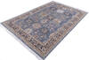 Chobi Blue Hand Knotted 66 X 97  Area Rug 700-146145 Thumb 2