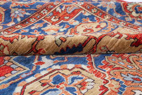 Chobi Red Hand Knotted 91 X 120 Area Rug 700-146148 Image 5
