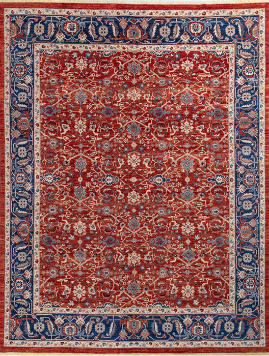 Chobi Red Hand Knotted 92 X 120 Area Rug 700-146149 Image 0