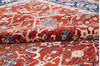 Chobi Red Hand Knotted 92 X 120 Area Rug 700-146149 Thumb 5