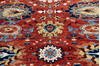 Chobi Red Hand Knotted 80 X 101  Area Rug 700-146150 Thumb 3