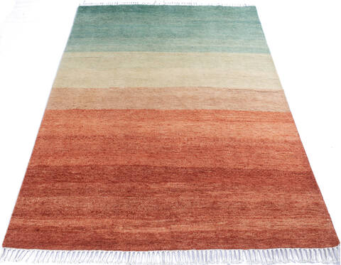 Gabbeh Multicolor Hand Knotted 57 X 710 Area Rug 700-146152 Image 1