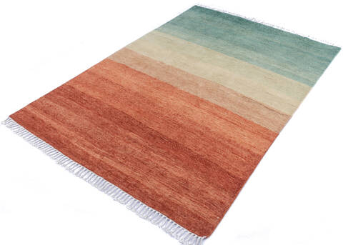 Gabbeh Multicolor Hand Knotted 57 X 710 Area Rug 700-146152 Image 2