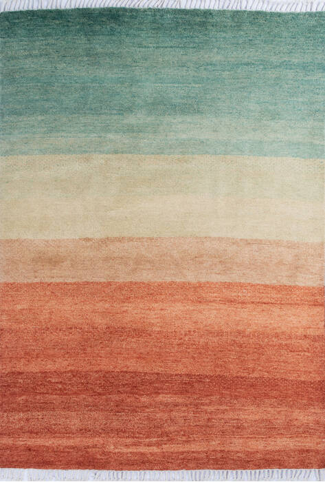 Gabbeh Multicolor Hand Knotted 57 X 710 Area Rug 700-146152 Image 0