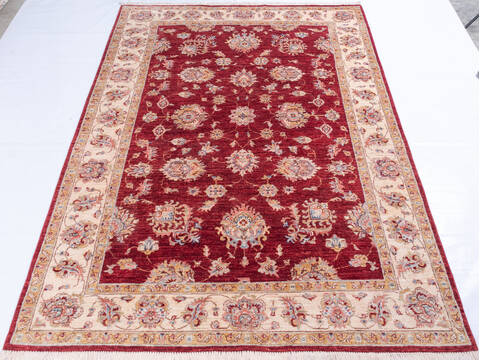Chobi Red Hand Knotted 510 X 84 Area Rug 700-146157 Image 1