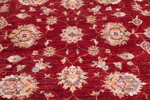 Chobi Red Hand Knotted 510 X 84 Area Rug 700-146157 Image 3