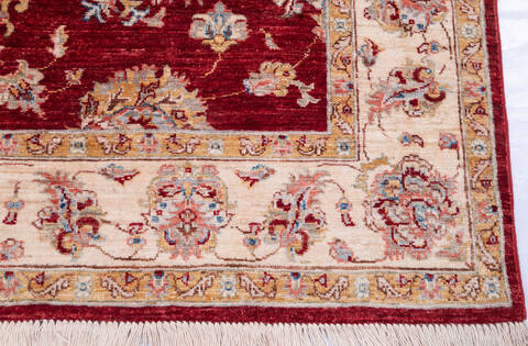 Chobi Red Hand Knotted 510 X 84 Area Rug 700-146157 Image 4