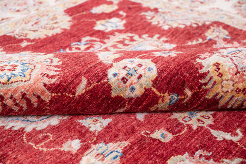 Chobi Red Hand Knotted 510 X 84 Area Rug 700-146157 Image 5