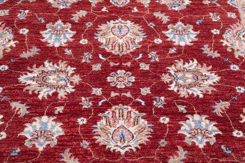 Chobi Red Hand Knotted 58 X 711 Area Rug 700-146158 Image 3
