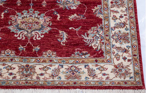 Chobi Red Hand Knotted 41 X 511  Area Rug 700-146160 Image 4
