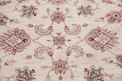 Chobi Beige Hand Knotted 50 X 64 Area Rug 700-146162 Image 3