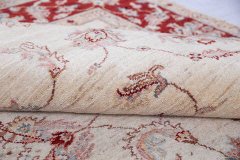 Chobi Beige Hand Knotted 50 X 64 Area Rug 700-146162 Image 5