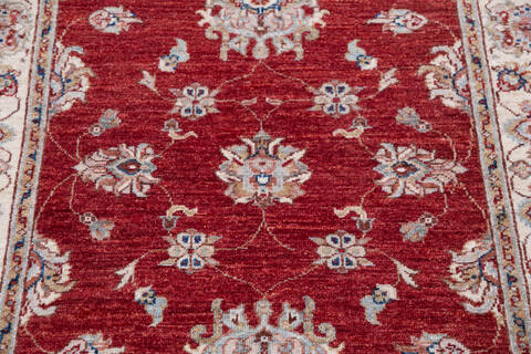 Chobi Red Hand Knotted 35 X 49 Area Rug 700-146166 Image 3