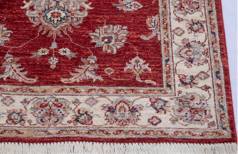 Chobi Red Hand Knotted 35 X 49 Area Rug 700-146166 Image 4