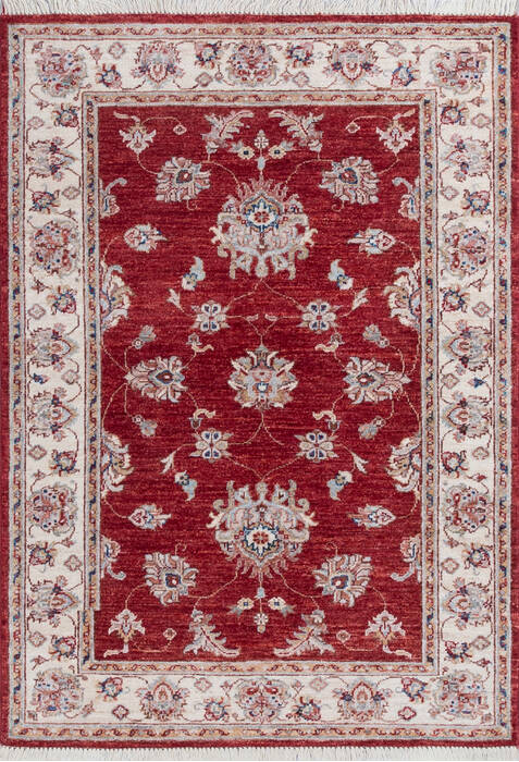 Chobi Red Hand Knotted 35 X 49 Area Rug 700-146166 Image 0
