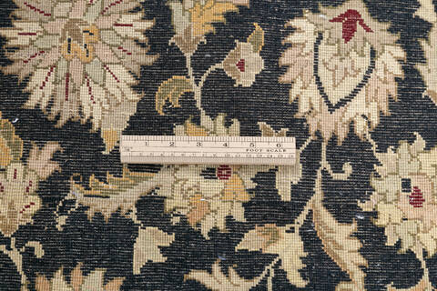 Pak-Persian Black Runner Hand Knotted 26 X 124 Area Rug 700-146174 Image 6