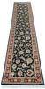 Pak-Persian Black Runner Hand Knotted 26 X 124  Area Rug 700-146174 Thumb 1