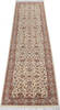 Pak-Persian Beige Runner Hand Knotted 27 X 101 Area Rug 700-146175 Thumb 1
