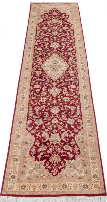 Pak-Persian Red Runner Hand Knotted 26 X 103 Area Rug 700-146176 Image 1