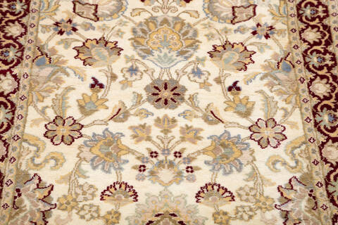 Pak-Persian Beige Runner Hand Knotted 27 X 105 Area Rug 700-146179 Image 4