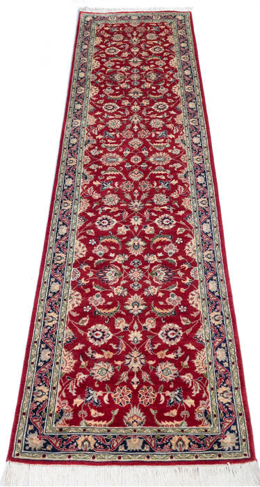 Pak-Persian Red Runner Hand Knotted 26 X 106 Area Rug 700-146181 Image 1