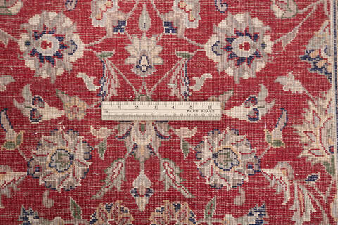 Pak-Persian Red Runner Hand Knotted 26 X 106 Area Rug 700-146181 Image 6