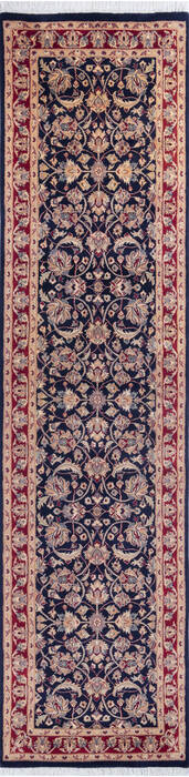 Pak-Persian Blue Runner Hand Knotted 26 X 910 Area Rug 700-146184 Image 0