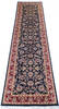 Pak-Persian Blue Runner Hand Knotted 26 X 910  Area Rug 700-146184 Thumb 1