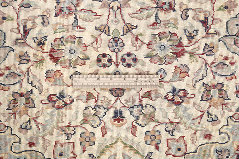 Pak-Persian Beige Runner Hand Knotted 27 X 81 Area Rug 700-146185 Image 6