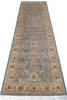 Pak-Persian Blue Runner Hand Knotted 27 X 86  Area Rug 700-146186 Thumb 1