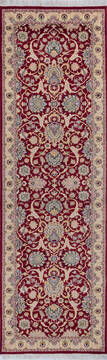 Pak-Persian Red Runner Hand Knotted 2'7" X 8'6"  Area Rug 700-146188