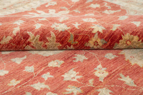 Chobi Red Hand Knotted 65 X 111 Area Rug 700-146195 Image 5