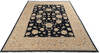 Chobi Black Hand Knotted 81 X 102  Area Rug 700-146198 Thumb 1