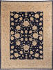 Chobi Black Hand Knotted 81 X 102  Area Rug 700-146198 Thumb 0