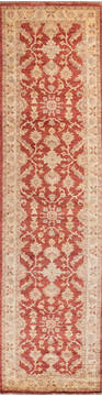 Chobi Red Runner Hand Knotted 3'1" X 11'11"  Area Rug 700-146200