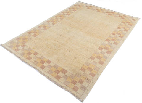 Gabbeh Beige Hand Knotted 411 X 67 Area Rug 700-146201 Image 2