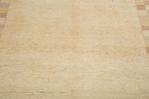Gabbeh Beige Hand Knotted 411 X 67 Area Rug 700-146201 Image 3