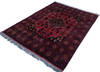 Khan Mohammadi Red Hand Knotted 51 X 66  Area Rug 700-146204 Thumb 2