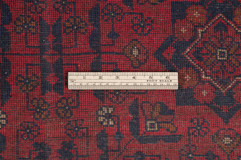 Khan Mohammadi Red Hand Knotted 51 X 66 Area Rug 700-146206 Image 6